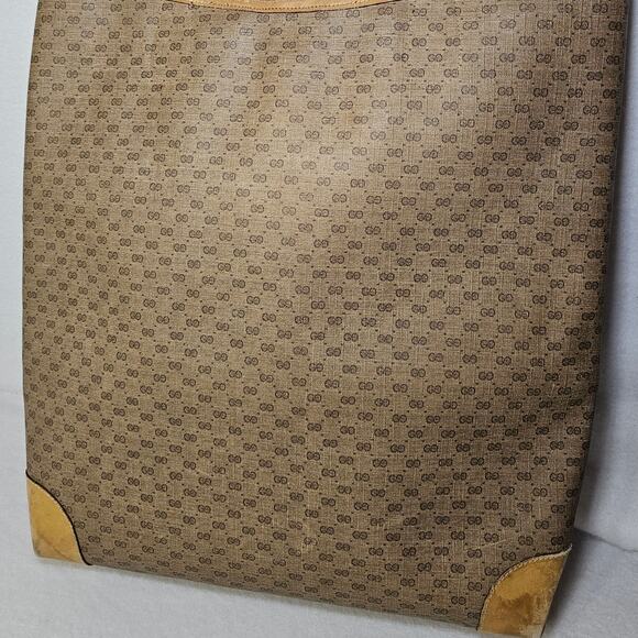 Gucci Vintage Supreme Web Sherry Line Tote Beige Red 002 904 0131 *AS IS* - Picture 7 of 12